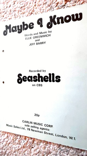 Seashells may know - i, (noten)