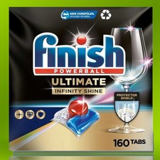 Finish Ultimate Infinity Shine 160 Geschirrspültabs - Spülmaschinentabs für Glan