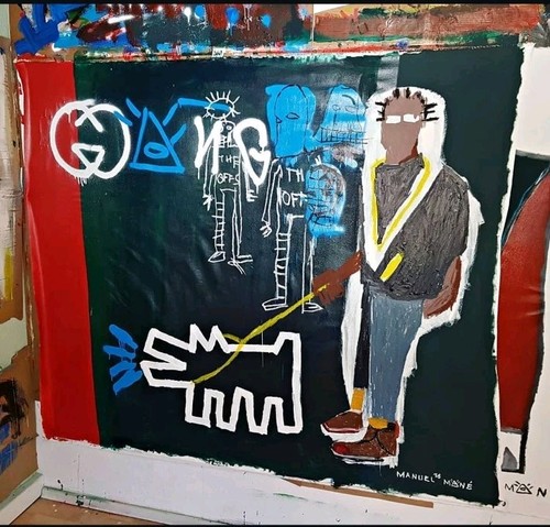 Gemälde manuel mané xxl - manÉ, |