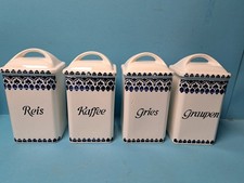 4 ALTE   VORRATSDOSEN UNION