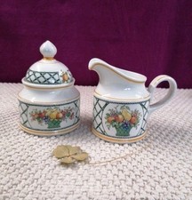 Villeroy Boch Basket Milchkännchen + Zuckerdose, Neuwertig