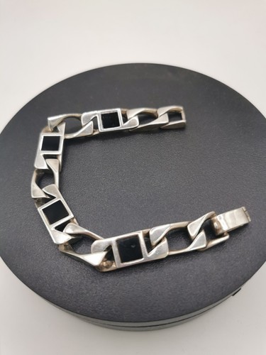 Armband panzerkette onyx - armband,,
