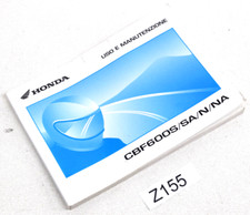 HONDA CBF600S/SA/N/NA USO E MANUTENZIONE IT PC43 2008-2013 Handbuch Anleitung