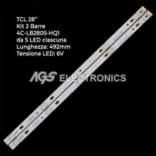 KIT 2 BARRES 5 LED-TV-BARS