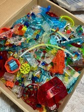 LEGO Transparent Steine Ca 630g Verschiedene Farben Sortiert Konvolut GEREINIGT!