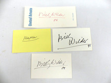 4 x Original Signatur BILLY WILDER Autogramm Autograph