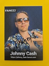 JOHNNY CASH AUTOGRAMM SIGNIERT