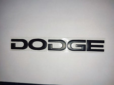 Dodge  Schriftzug schwarz matt