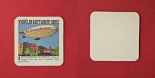 Wicküler Luftschiff-Serie Der fliegende Musketier Brauerei Bierdeckel