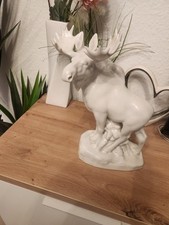 Porzelan Figur / RUSSIAN Imperial Lomonosov Porcelain Sculpture Figure Moose