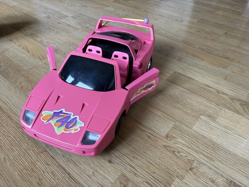 Barbie cabrio sportwagenpink - barbie,