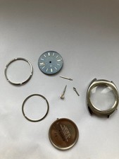 Bulova Accutron Stimmgabeluhr Gehäuse mit Blatt, Zeigern und Krone  für Kal 2180