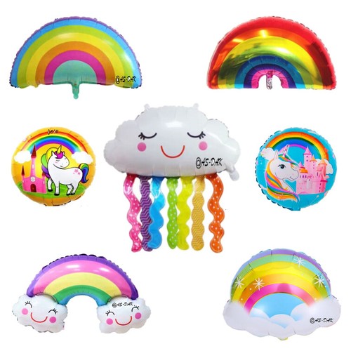 Regenbogen folienballon - regenbogen,