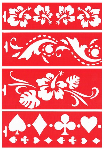 Schablone mixed motive - schablone,