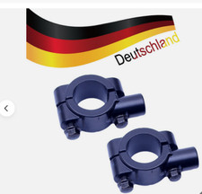 2x Universal 10mm Motorrad Spiegel schelle Halter Spiegelhalter für 25mm Lenker