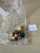 div. lose Holz-Perlen, Modeschmuck, bunt, 8 - 14 mm, basteln, fädeln, (132)