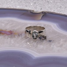 Aquamarin Ring, 925er Silber