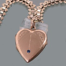 Gold Double Kette Herz