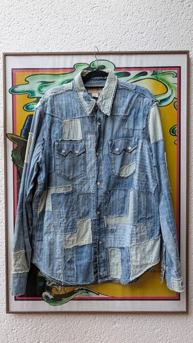Rrl patchwork jeanshemd - rrl,