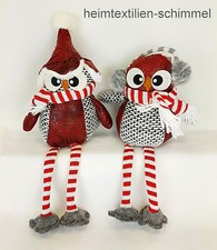 Kantenhocker Kantensitzer EULE Dekofigur WICHTEL Dekoration WINTER GNOM Deko