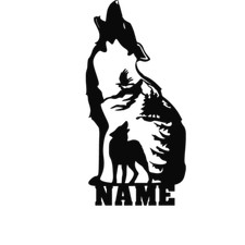 LED 'Heulender Wolf'