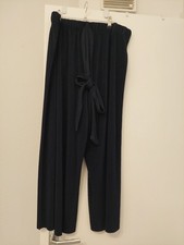 Damen Plisseehose Gr. 46, dunkelblau