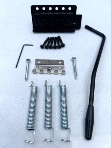 Schwarzes tremolo steg system - tremolo,