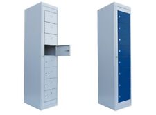 Verteilerschrank 8 Fächer Stahlschrank Schrank Postschrank Personalschrank 180cm