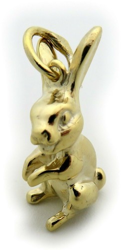 Neu anhänger hase echt gold - anhänger,