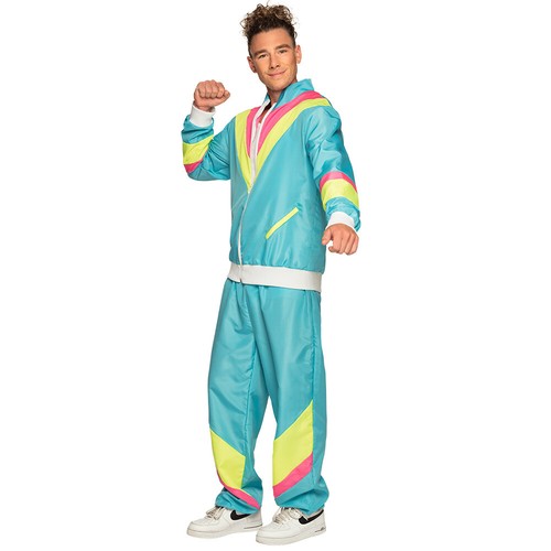 Trainingsanzug retro blau - trainingsanzug,