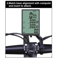 Trendiger Fahrradcomputer