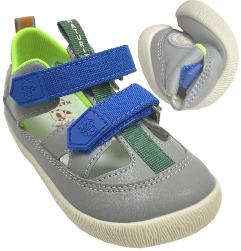 Leder halbsandale - leder, /