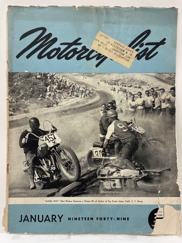 1949 motorcyclist magazine - motorcyclist,