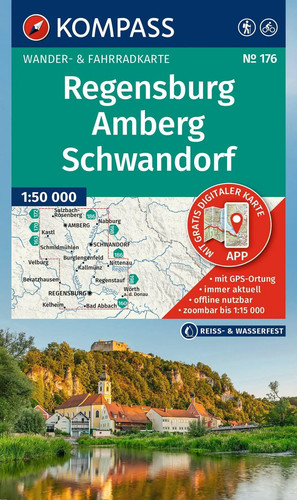 Kompass wanderkarte 176 - kompass,