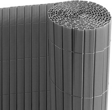 Ribelli Sichtschutzmatte/Zaunsichtschutz PVC 1,4 x 3 m anthrazit - B-Ware
