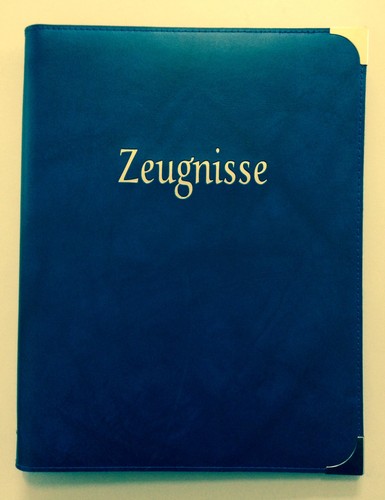Zeugnismappe schreibmappe - zeugnismappe,