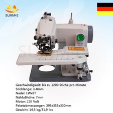 Tragbare Blindstichmaschine