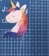 Prägeschablone Einhorn groß