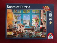Puzzle Am Puzzle-Tisch 1000 komplett Schmidt Sammlung Paket