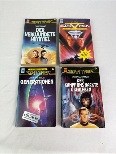 Star trek taschenbücher - star, 4x