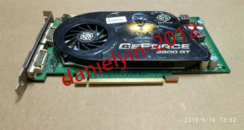 1pcs used geforce 9800gt - used,