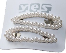 Solida 2x Perlen Haarspangen