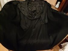Damen Mantel mit Swakara Persianer Kapuze. Gr.L. XL. 42-44-46. Schwarz. Wie neu