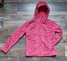 Rossi Mädchen Softshell Jacke Gr. 152/158 gefüttert Pink Herbst/Winter Blumen