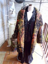 4814 Mantel Größe: XL Gold, gelb, schwarz, Grün; extravagant