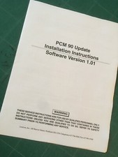 Lexicon PCM 90 Update Blatt, Version 1.01 