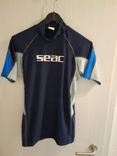 SEAC Herren Tauchen UV Schutz 50 + Unterzieher Sonne Strand Shirt Gr. M NEU