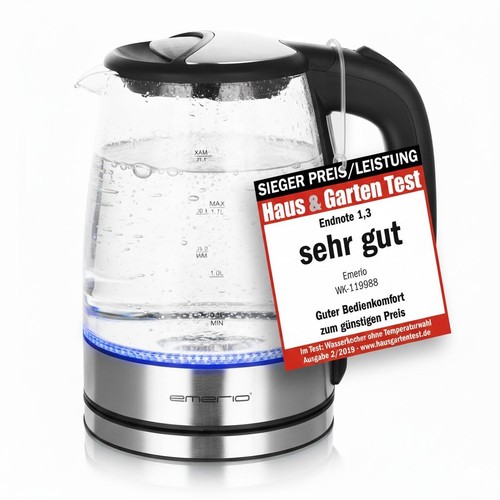 Emerio glas wasserkocher - emerio,