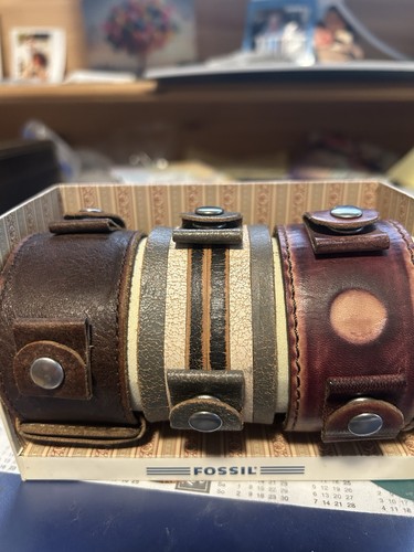 Fossil herrenuhr lederarmband - fossil,