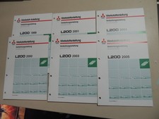 1999-2005 Ergänzungs Schaltpläne Werkstatthandbuch Mitsubishi L200
